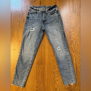 Old Navy Women Straight Jeans High Rise OG Straight Secret Smooth Pockets Size 4